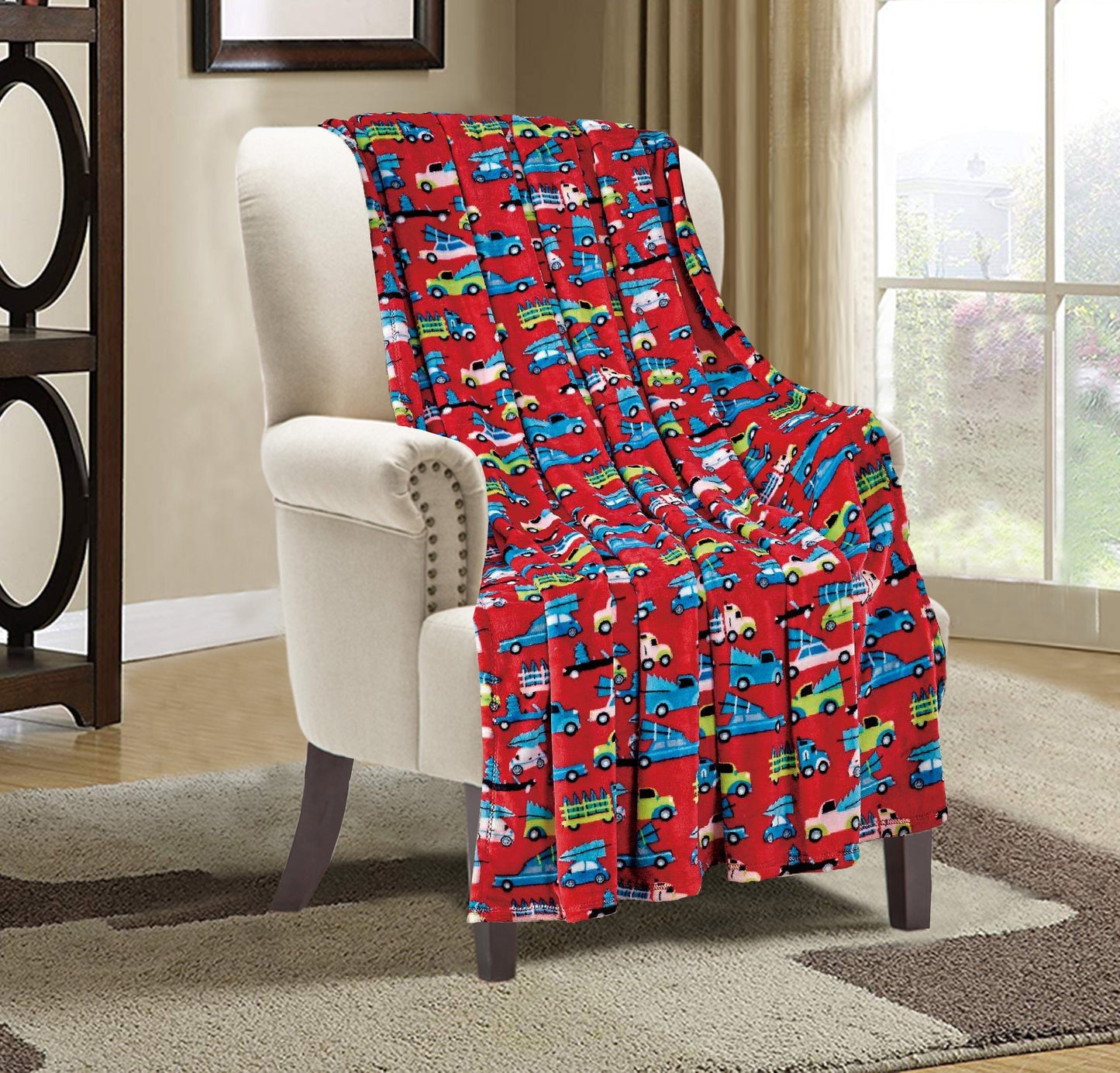 Luxury Bedding Outlet 50" x 60" Holiday Blanket Throw