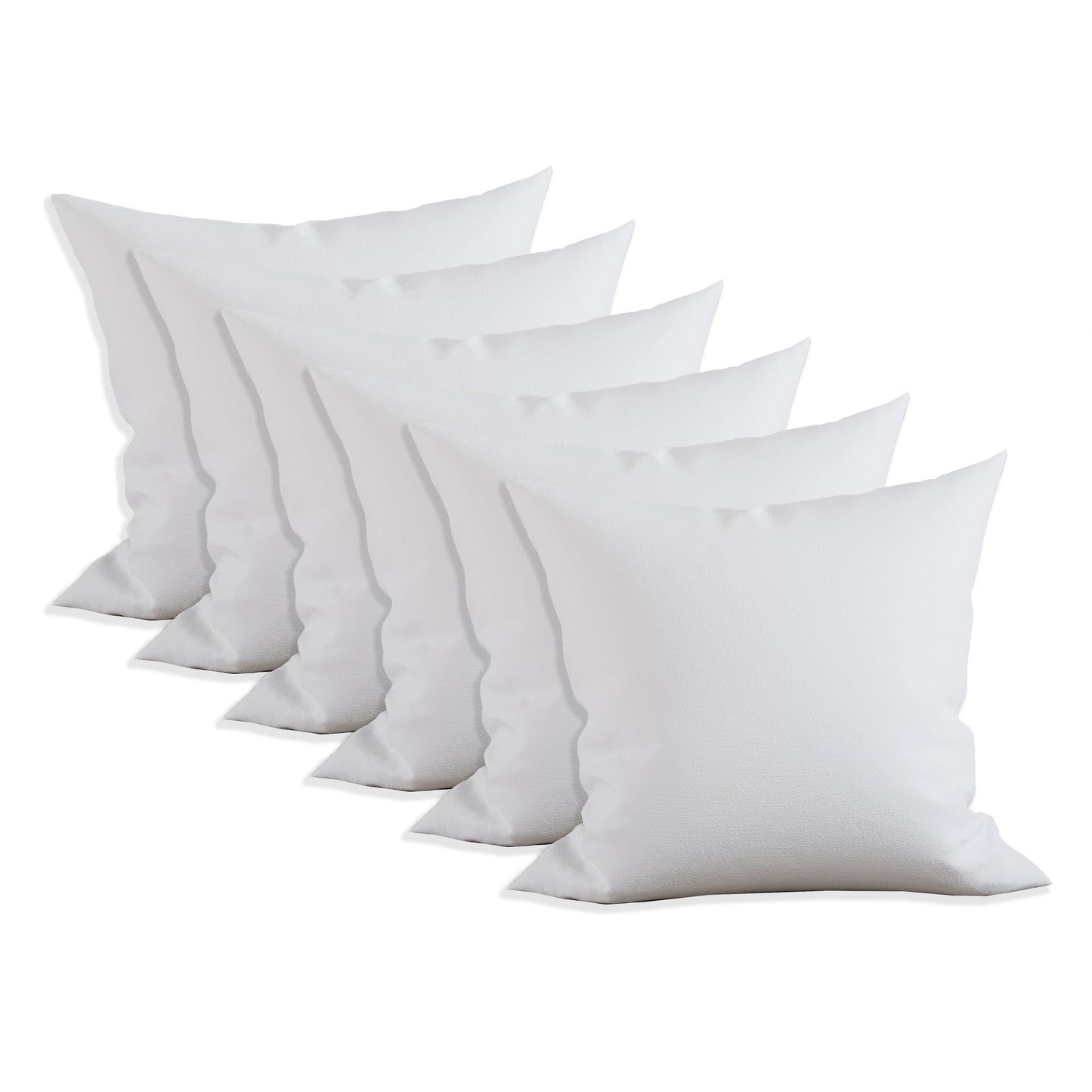 Luxury Bedding Outlet Poly-Cotton Shell Siliconized Fiber Filling Pillow Inserts