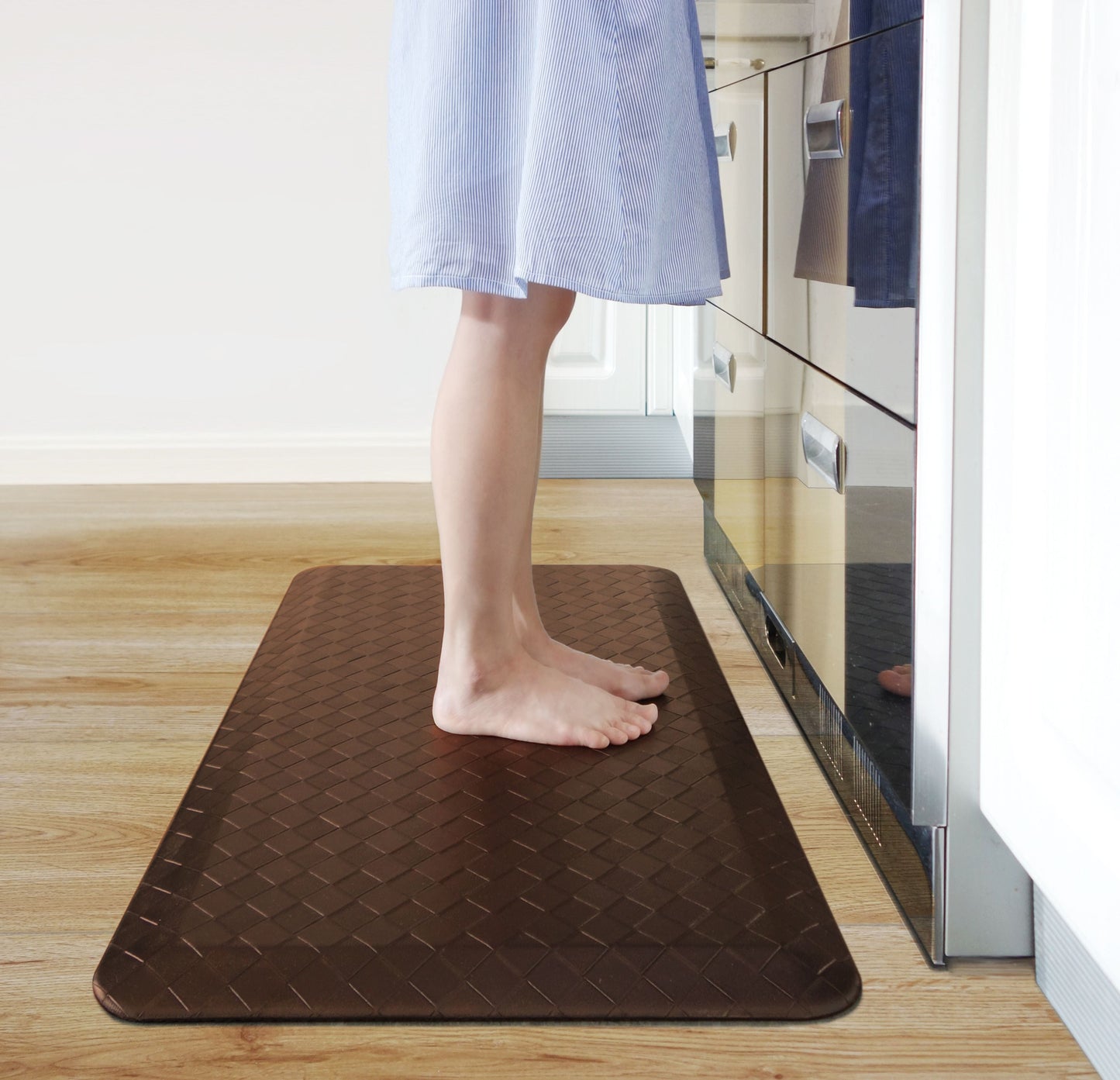 Luxury Bedding Outlet Cushioned Anti Fatigue Kitchen Mat