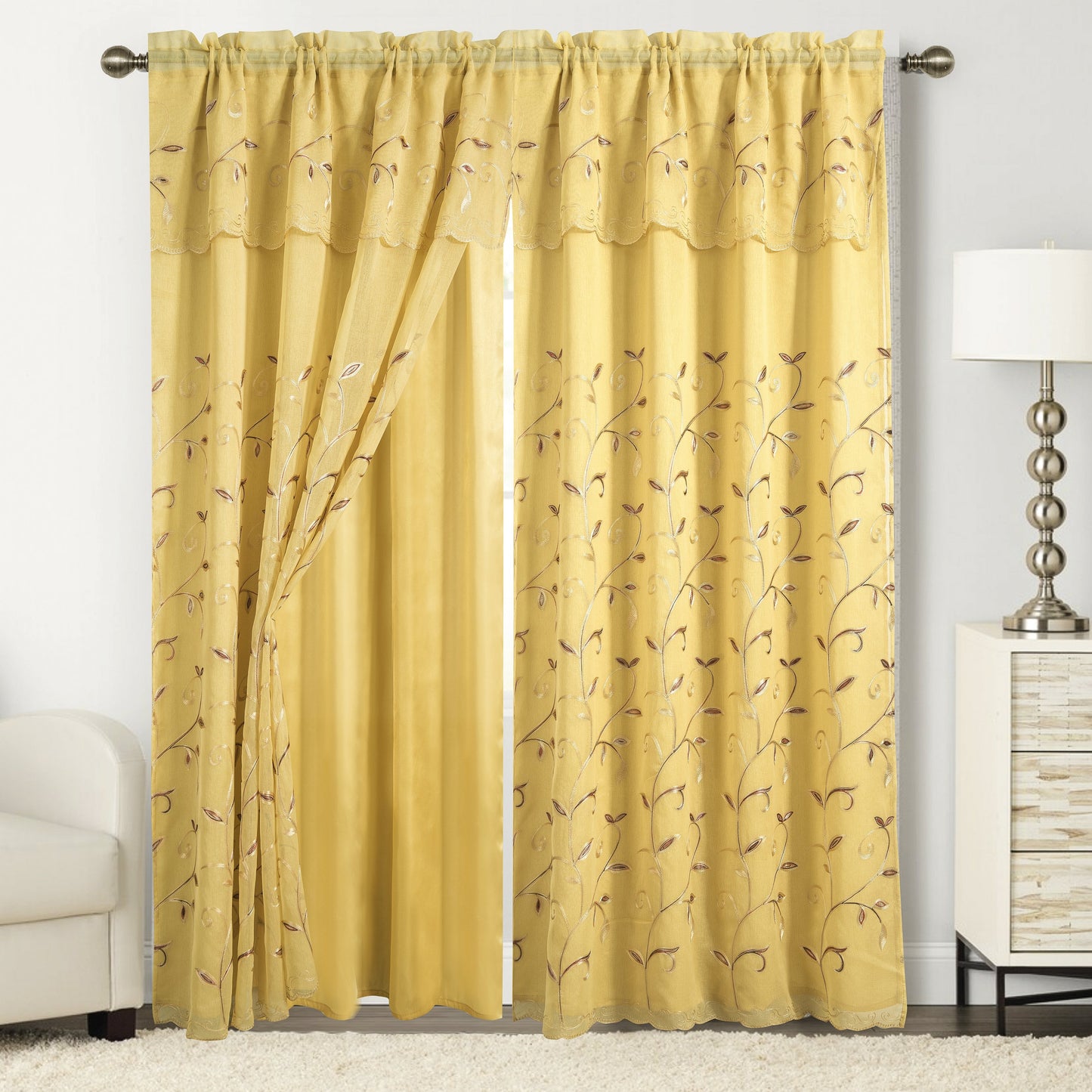 Luxury Bedding Outlet Lucia Curtain Panels