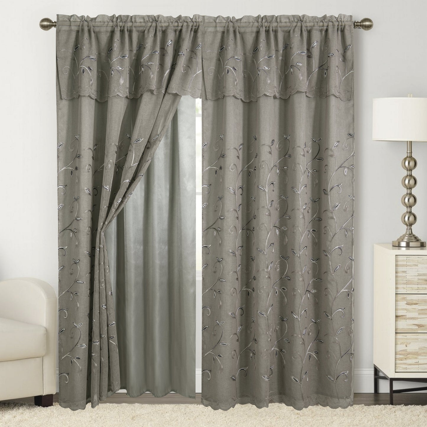 Luxury Bedding Outlet Lucia Curtain Panels