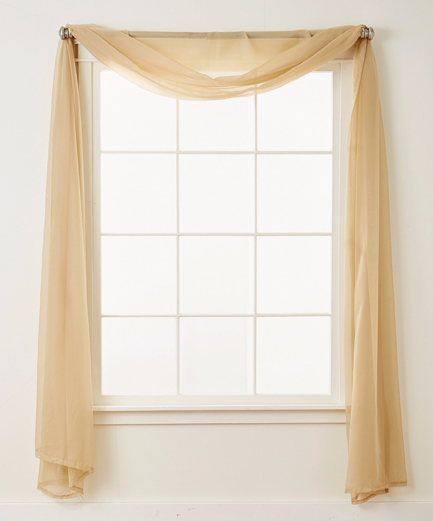 Luxury Bedding Outlet Scarf Sheer Curtain Panel