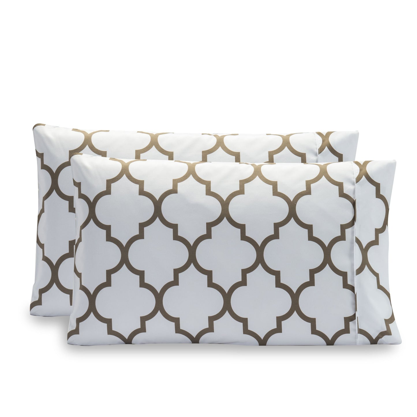 Luxury Bedding Outlet Quatrefoil Pattern Pillowcases