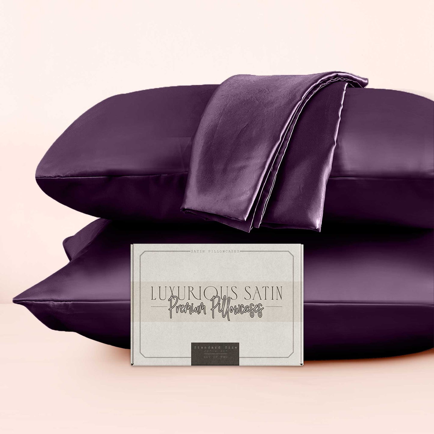 Luxury Bedding Outlet Satin Pillowcases