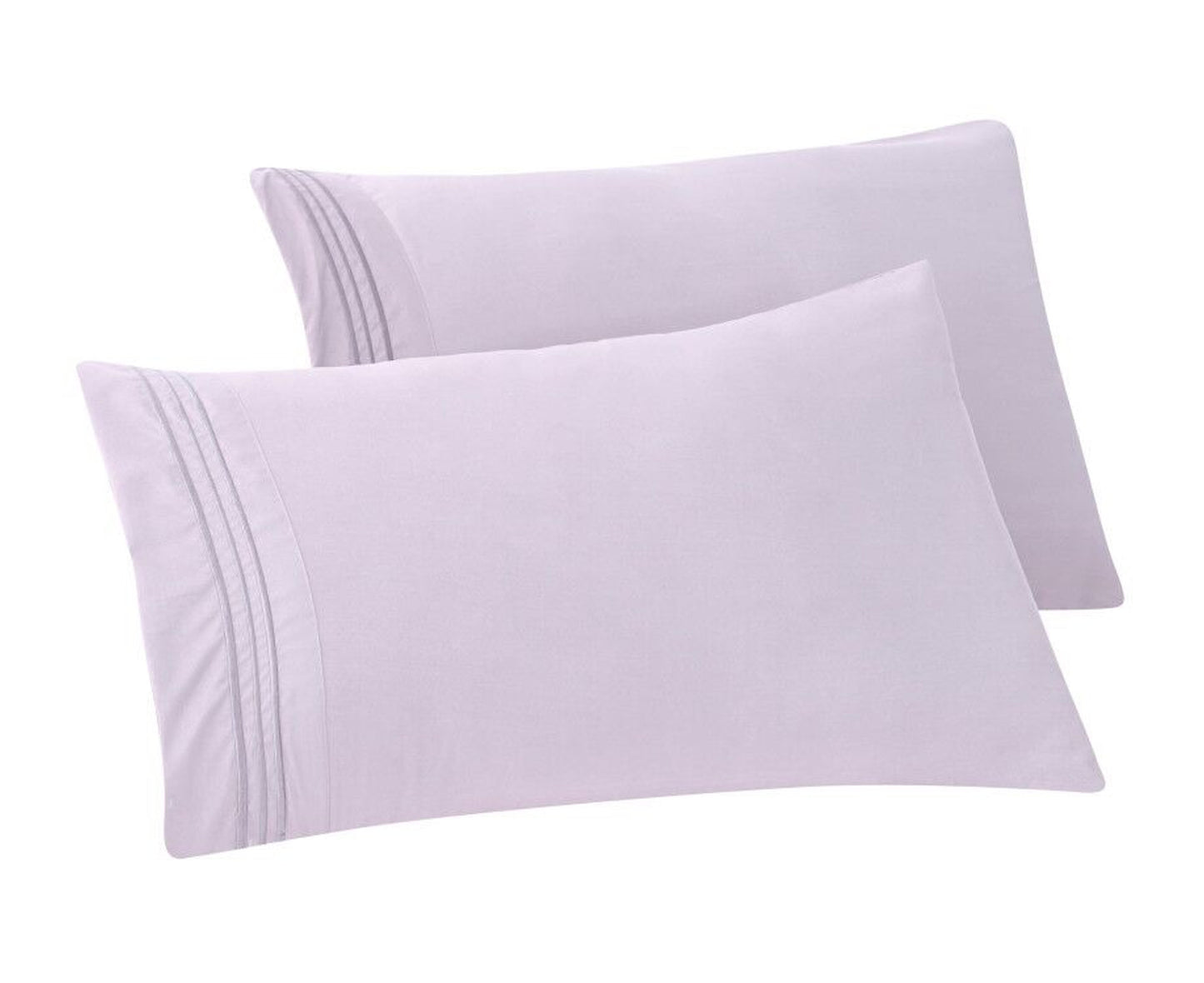 Luxury Bedding Outlet 3 Line Embroidery Pillowcases