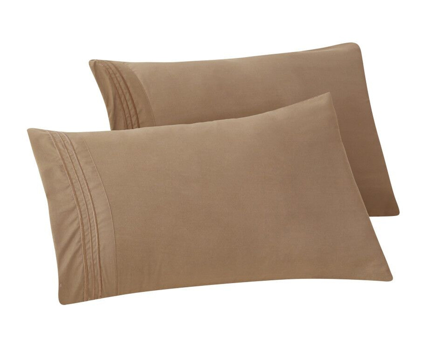 Luxury Bedding Outlet 3 Line Embroidery Pillowcases